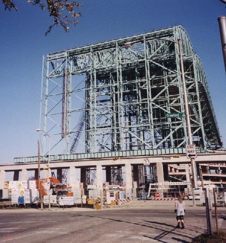 Astros Field under construction c. 1999