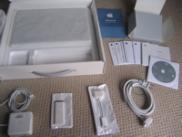 new MacBook box contents