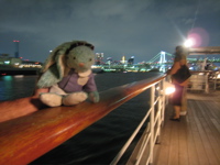 Francois on ship rail