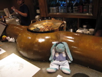Francois chillin' at Haru's bar