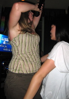 Soness and Jennifer on stage