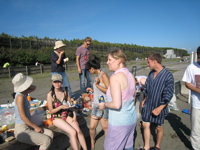 enjoying food and sunshine - 3