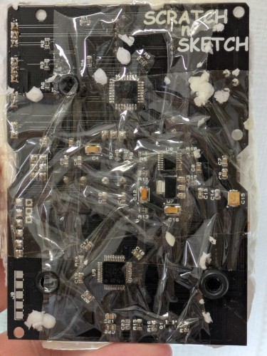Scratch n Sketch circuit board