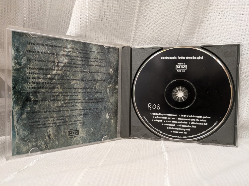 Nine Inch Nails Further Down the Spiral CD