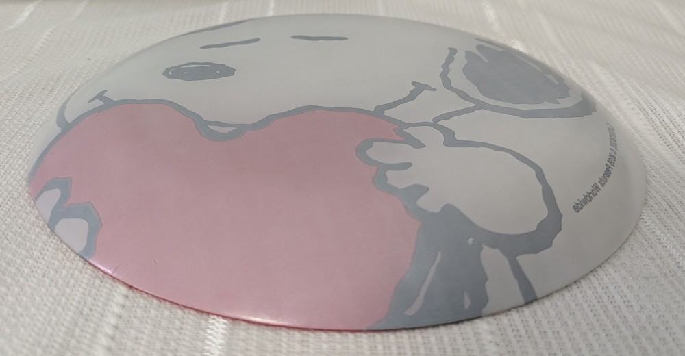 Peanuts Snoopy glass and plate set