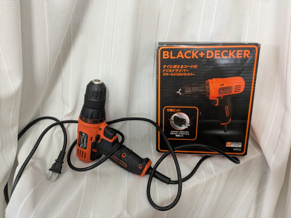 BLACK+DECKER corded drill driver KR112