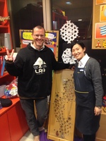 Rob and Mai with soon to be new toy