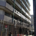 2013 dec 13 round window building scaffolding