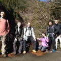 2013 dec 22 hiking group seven friends bridge