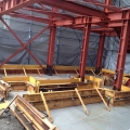2013 nov 16 red steel beams wood formwork site