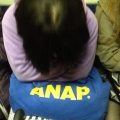2014 mar 05 woman napping anap bag train