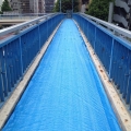 2014 may 16 blue tarp covered pedestrian ramp