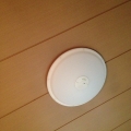 2015 jun 06 round ceiling light wood paneling