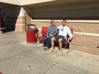 barefoot near Target 1296