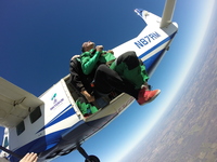 079 Rob first skydive Rob freefall