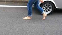 2018 may 03 Lin barefooting
