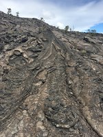 2019 oct 17 pahoehoe field along chain of craters road 548