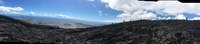 2019 oct 17 pahoehoe field along chain of craters road rob panorama