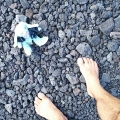 2019 oct 16 francois feet on black lava rocks