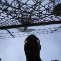2020 jun 23 silhouette selfie under steel tower