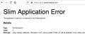 2020 june 29 quill dreamhost slim application error