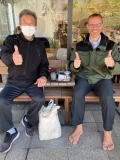 2021 apr 14 hanging out with hiro 22 hours before walk