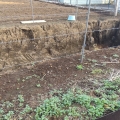 2021 nov 04 deep trench dug in farm field