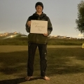 2021 oct 21 man holds clear moonlight joy sign