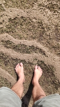 2022 mar 19 barefoot rob feet and wavy lines