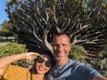 2024 apr 01 jess and rob in botanical garden