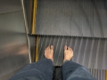 2024 dec 22 barefoot on escalator