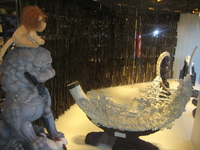 On lion scoping tusk carving in Hong Kong 21 June 2008