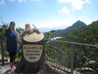 With Ami and UCow at The Peak in Hong Kong 21 June 2008