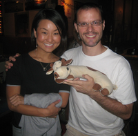 With Stephens College alum Waki and Rob 2008 aug 21