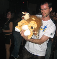 With Rob dancing at MP4 in Macau 21 June 2008