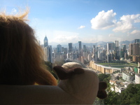 Going into the city with Marcus in Hong Kong 21 June 2008