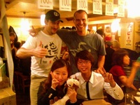 At Alps in Shinjuku with Steve, Rob, Soninson, and Itehi 15Nov2008