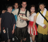 With Andrew, Ami, Rob, Itsuko, Kotaro after final Forum 19 May 2008