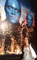 2008 sep 10 With Ami Marcus by Blue Man poster