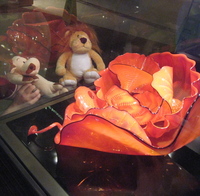 MGM behind red glass with Lion Macau 19 June 2008