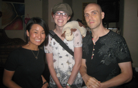 With Waki, Cassie, and Dave at Pink Cow 2008 aug 21