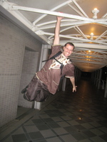 Hanging with Rob after Global article 9 conference 2008may05 - 11