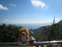 With Marcus at The Peak in Hong Kong 21 June 2008