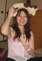 With Minako at Nat and Lin's housewarming 15 June 2008