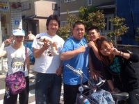 With anna and a gang in Chigasaki 12 April 2009