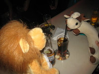 U Cow and Marcus having a drink in Macau 21 June 2008
