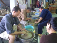 CDF Rob, Koji making pottery