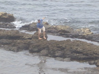 rock-hopping Rob - whoah..