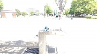 2021 apr 18 François on fountain in fujisawa central park
