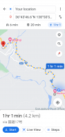 2021 apr 27 route to the trailhead to go around tunnel